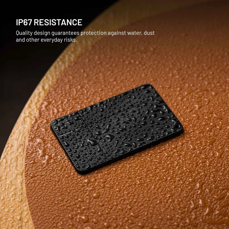 FIXED MiCard-paikanninkortti Apple ja Android laitteille Musta - 8018874