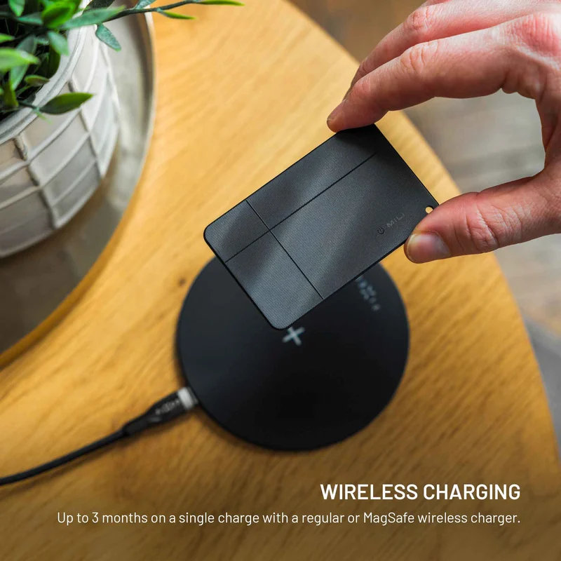 FIXED MiCard-paikanninkortti Apple ja Android laitteille Musta - 8018874