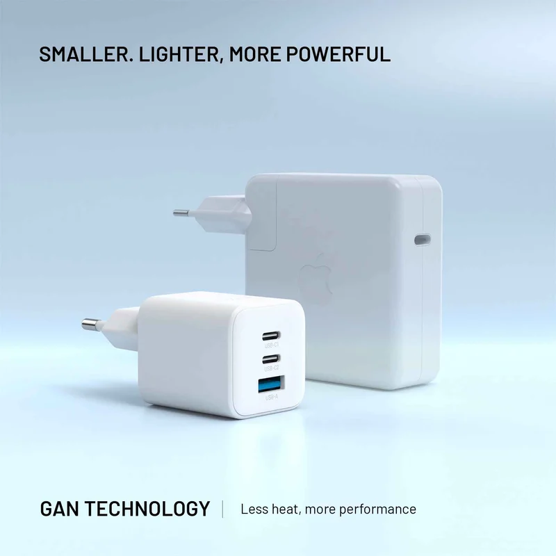 FIXED Super Fast Mini Charger 65 W 2xUSB-C PD + USB-A valkoinen - 8019061