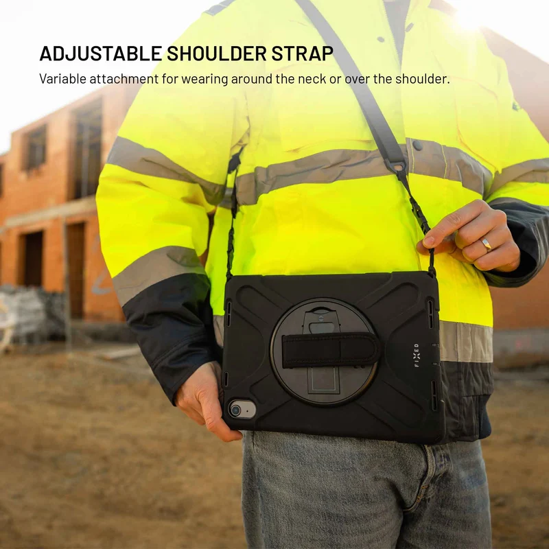 FIXED Rugged Tablet Cover suojakotelo Samsung Galaxy Tab A11 Musta - 8019095