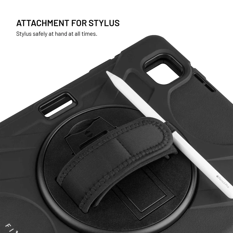 FIXED Rugged Tablet Cover suojakotelo Samsung Galaxy Tab A11 Musta - 8019095