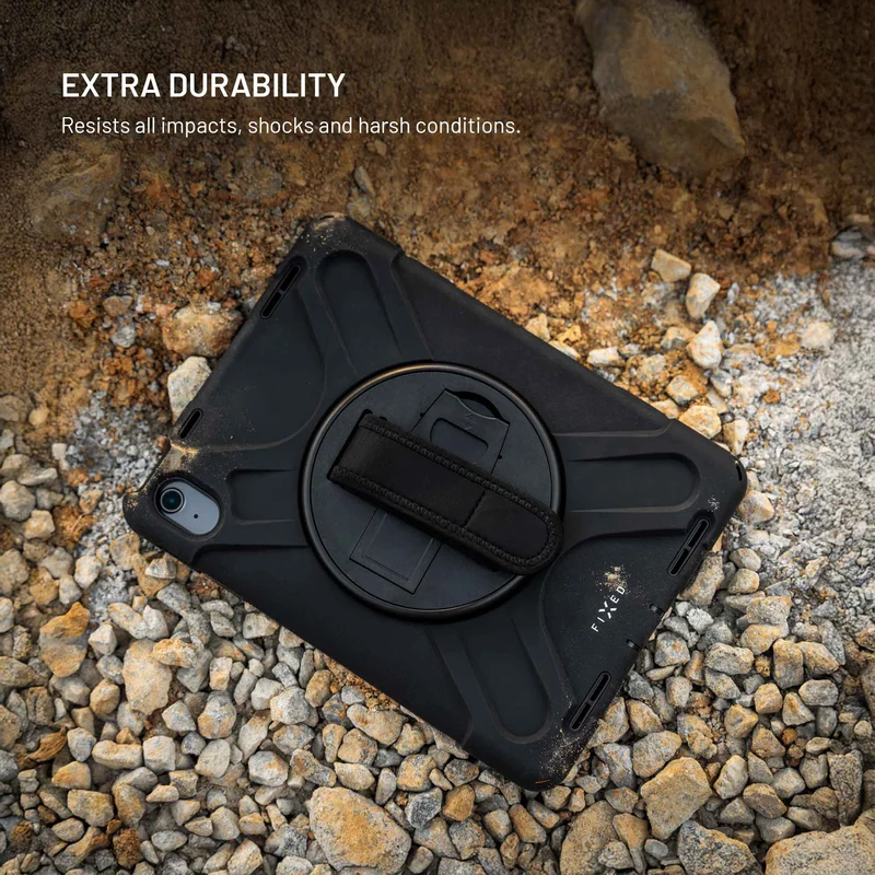FIXED Rugged Tablet Cover suojakotelo Samsung Galaxy Tab A11 Musta - 8019095