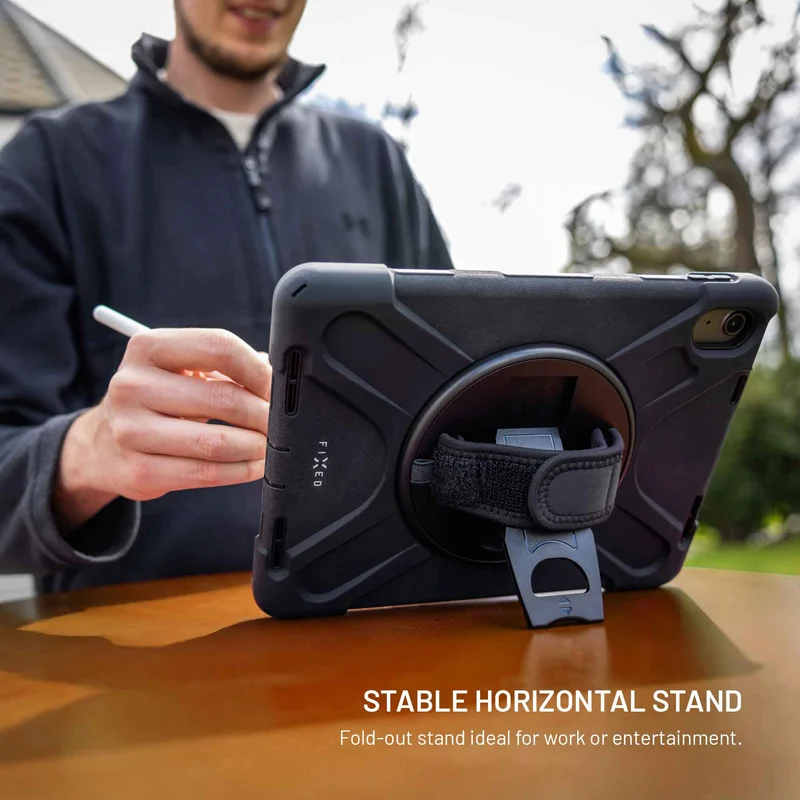 FIXED Rugged Tablet Cover suojakotelo Samsung Galaxy Tab A11 Musta - 8019095