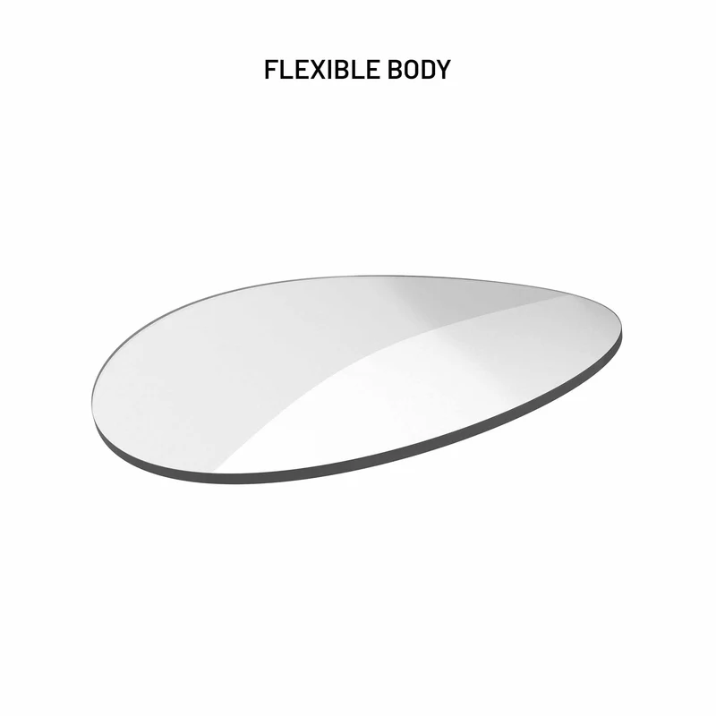 FIXED Disc Kojelautatelineen kiinnitysalusta Läpinäkyvä - 8019209