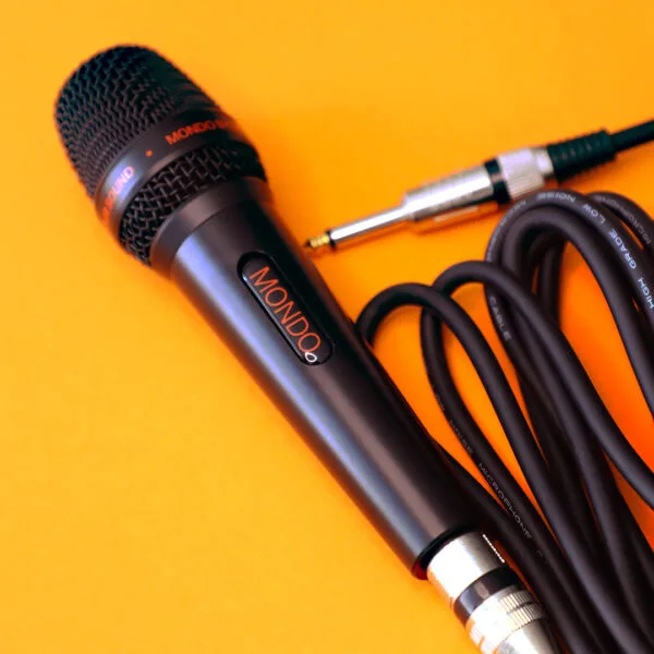 Mondo Mikrofoni kaapelilla kaiuttimelle Musta - 8071431