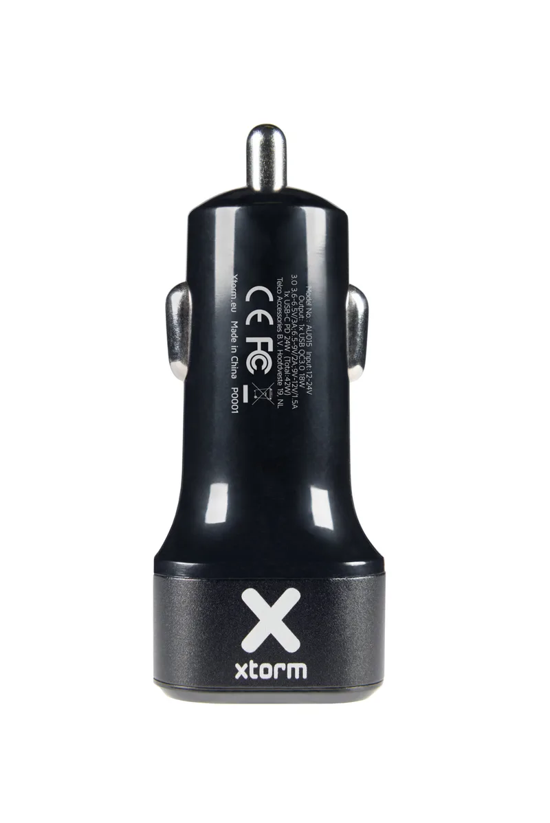 Xtorm Pika autolaturi USB-C PD 30W & USB QC 3.0 18W - 8227632