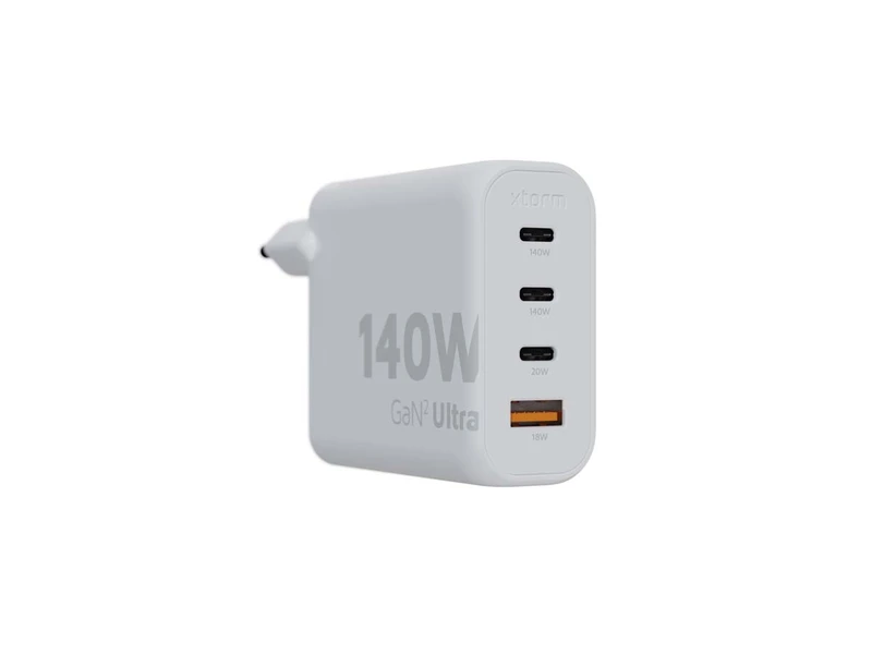 Xtorm 140W GaN2 Ultra Kotilaturi 3xUSB-C/USB-A Valkoinen - 8227733