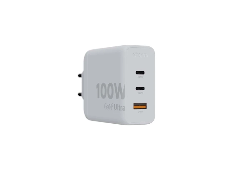 Xtorm 100W GaN2 Ultra Kotilaturi 2xUSB-C/USB-A Valkoinen - 8227736