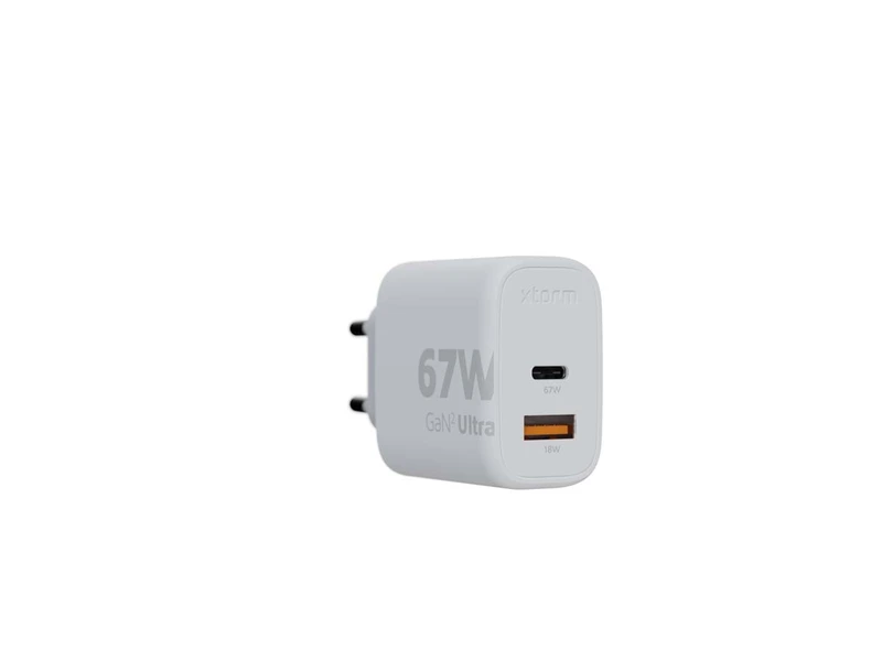 Xtorm 67W GaN2 Ultra Kotilaturi USB-C PD/USB-A Valkoinen - 8227737