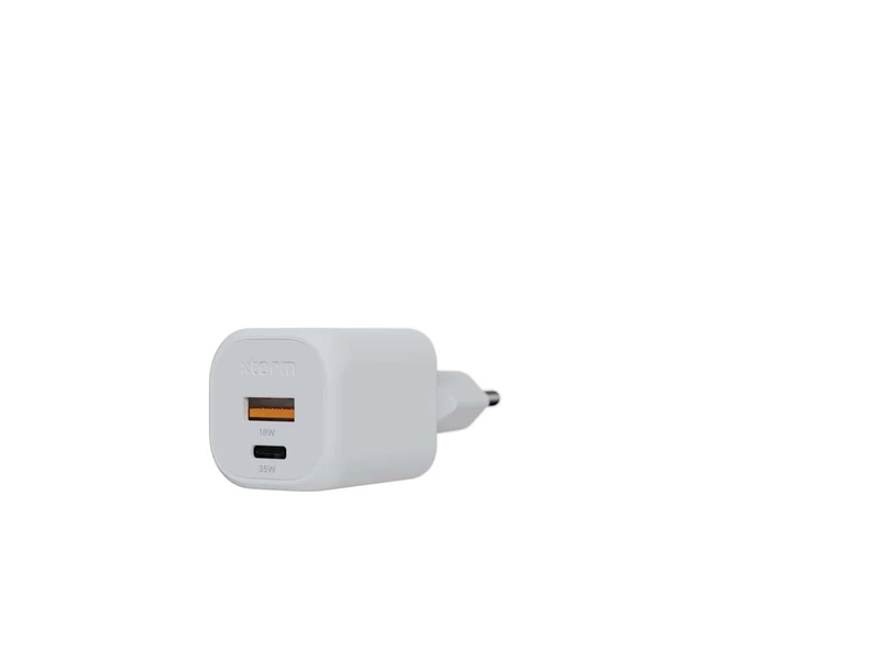 Xtorm 35W GaN2 Ultra Kotilaturi USB-C PD/USB-A Valkoinen - 8227738