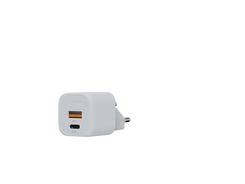 Xtorm 20W GaN2 Ultra Kotilaturi USB-C PD/USB-A Valkoinen - 8227739
