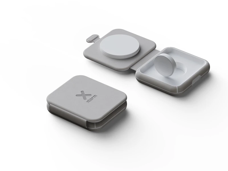 Xtorm Taitettava langaton matkalaturi 2in1 15W valkoinen - 8227765