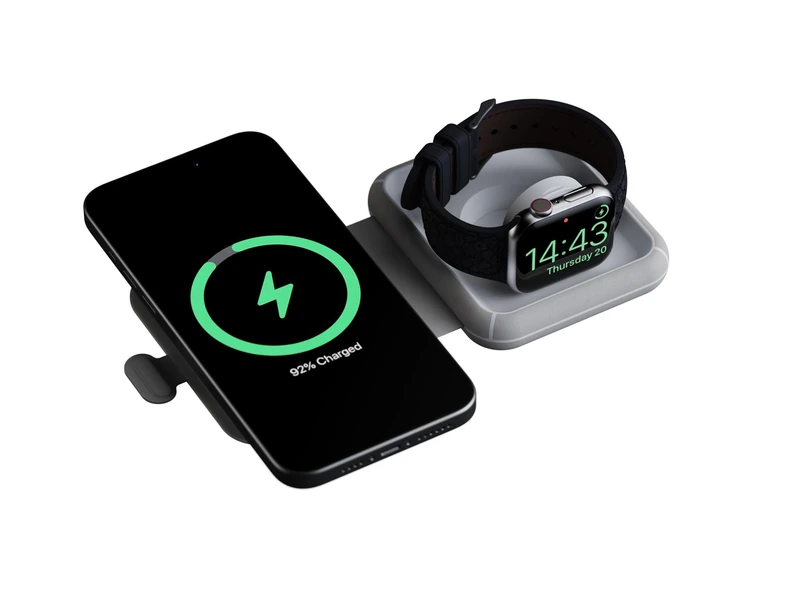 Xtorm Taitettava langaton matkalaturi 2in1 15W valkoinen - 8227765