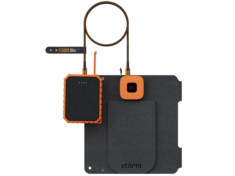 Xtorm Tehokas 14W aurinkopaneeli IPX4 USB-C/A ulostulot - 8227794