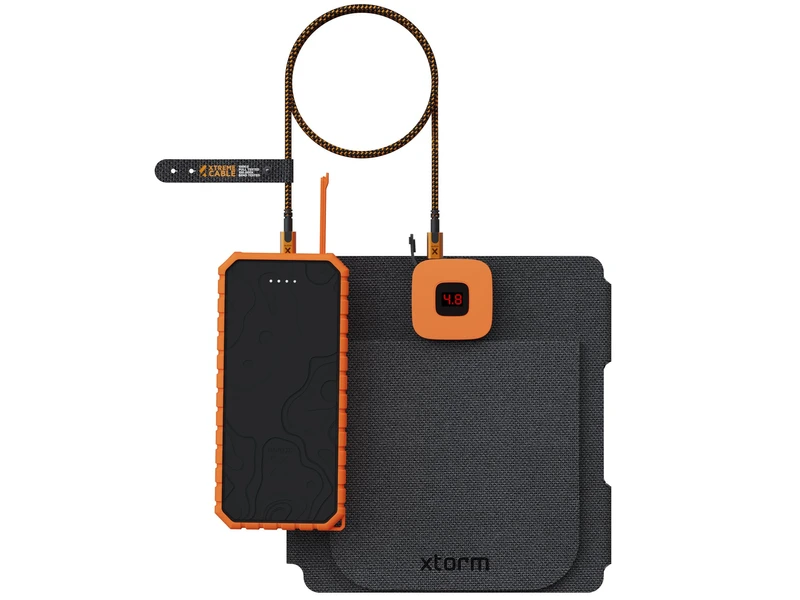Xtorm Tehokas 28W aurinkopaneeli IPX4 USB-C/A ulostulot - 8227795