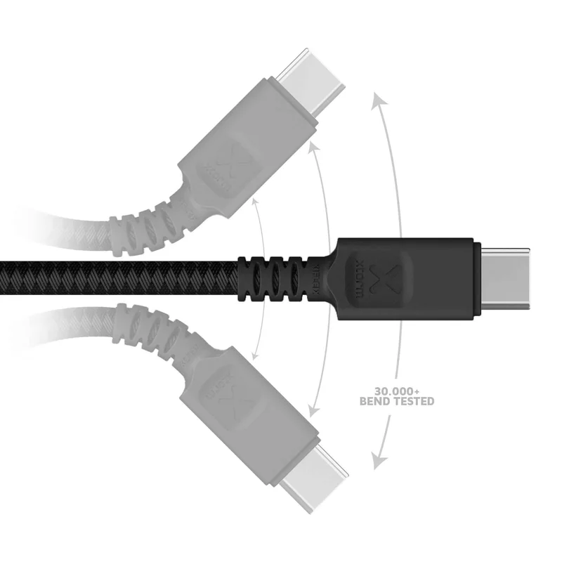 Xtorm Next Gen USB-A / USB-C kaapeli 3m Musta - 8227886
