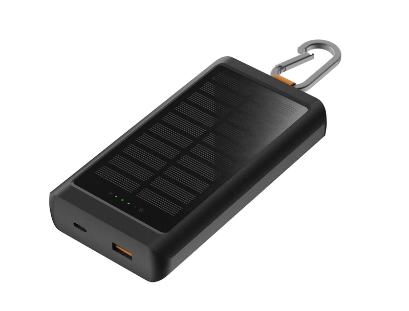Xtorm Aurinkokenno varavirtalähde 10.000mAh/15W Taskulamppu Musta - 8227928