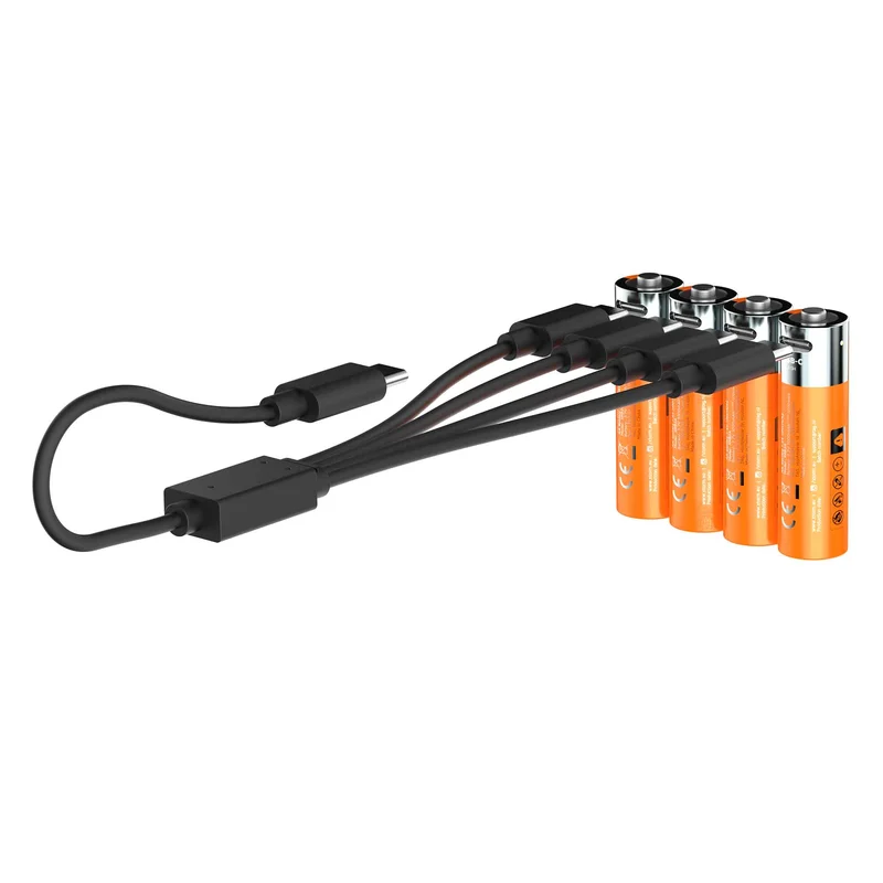 Xtorm NextGen AA -paristot USB-C ladattavat 4 kpl - 8227982