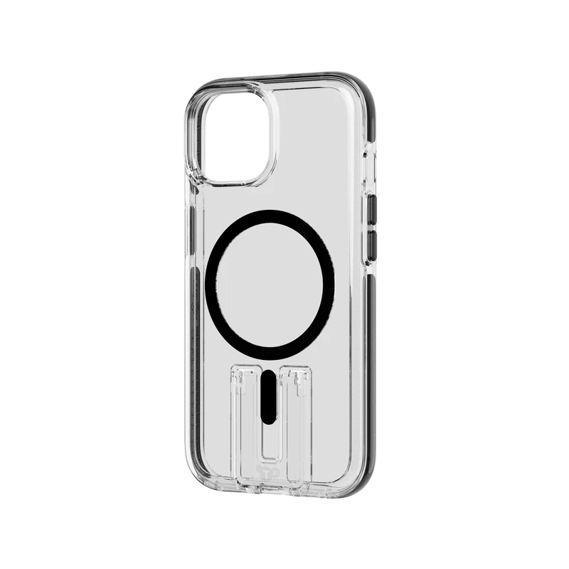Tech21 Evo Kick MagSafe Apple iPhone 17e/16e/15/14/13 Kirkas Musta - 8672442