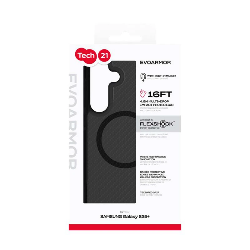 Tech21 Evo Armor Magnet Samsung Galaxy S25+ Musta - 8674626