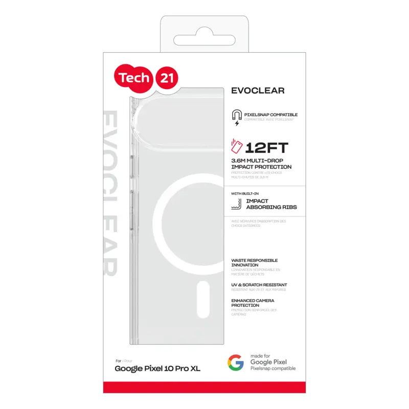 Tech21 Evo Clear Magnet Google Pixel 10 Pro XL Kirkas - 8674734