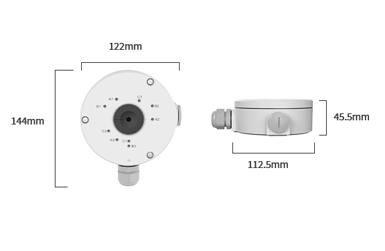 Reolink B10 kytkentärasia valkoinen - 8977575