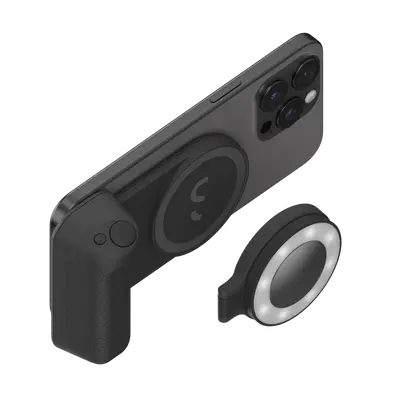 Shiftcam SnapPocket LED-valo ja jalusta MagSafe-yhteensopiva Musta - 9350678