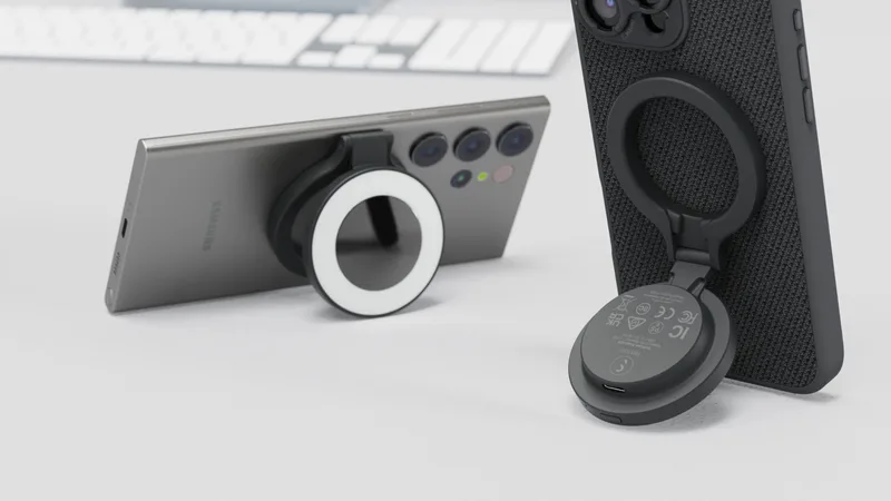 Shiftcam SnapPocket LED-valo ja jalusta MagSafe-yhteensopiva Musta - 9350678