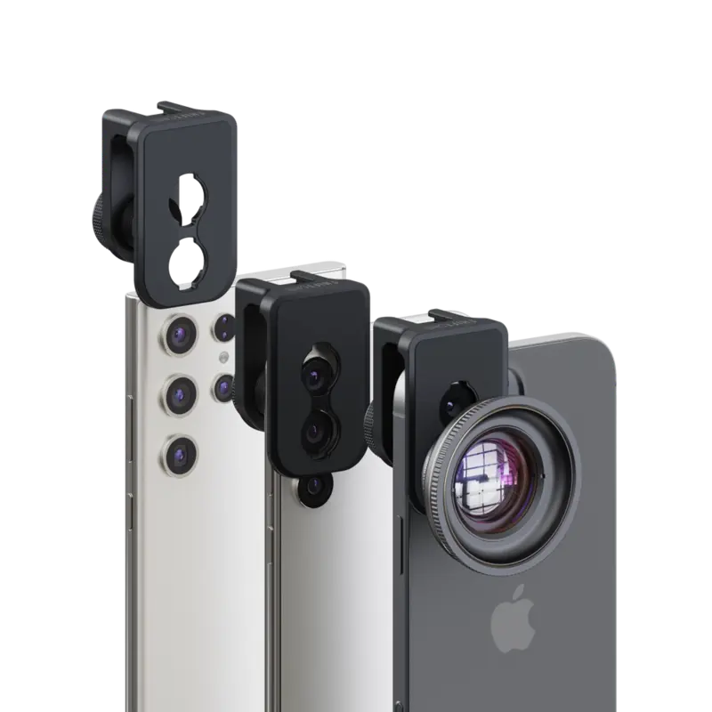 Shiftcam Universaali S-kiinnike kameran objektiiville Älypuhelin/Tablet Musta - 9350691