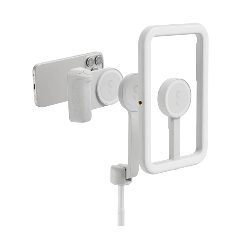 Shiftcam SnapCreator Kit Pro Qi2 akulla MagSafe-yhteensopiva Greige - 9350745