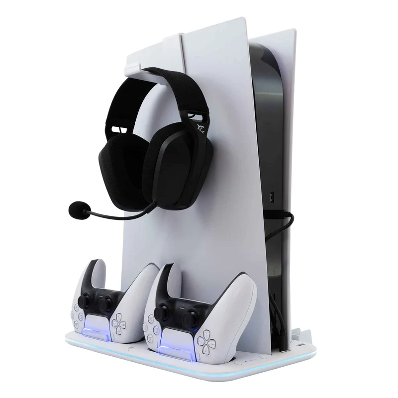 White Shark KIMURA 2 PS5 Jäähdytin/Latausteline Valkoinen - 9450544