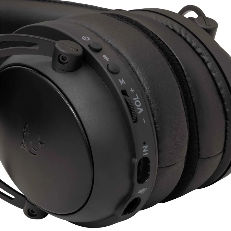 White Shark Premium GORILLA PRO Langaton Over-Ear Pelikuulokkeet Musta - 9450658