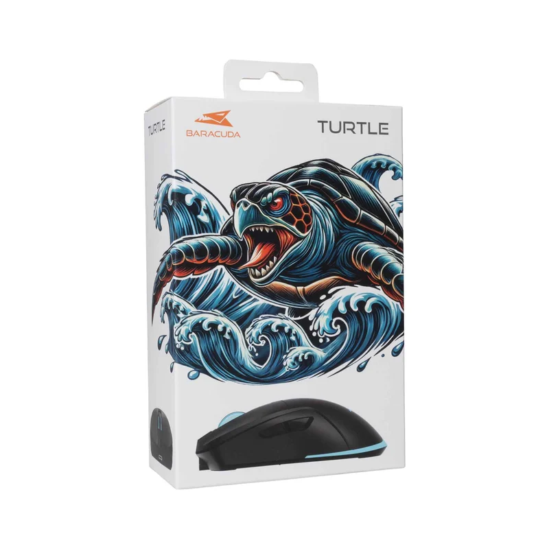 Baracuda TURTLE Langattomat Pelihiiret 6D 3.200dpi Musta - 9450812