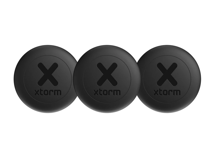 Xtorm TravelTag 3-Pack paikannin iOS/Android Musta - 9510195