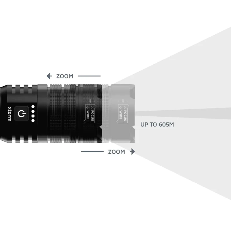Xtorm Flashlight Power Bank 10.500 mAh USB-C PD20W musta - 9510243