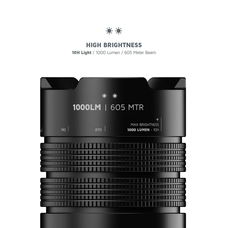 Xtorm Flashlight Power Bank 10.500 mAh USB-C PD20W musta - 9510243