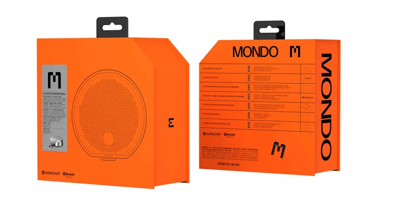 Mondo Bluetooth Kaiutin Small Metalli/Musta - 8071410
