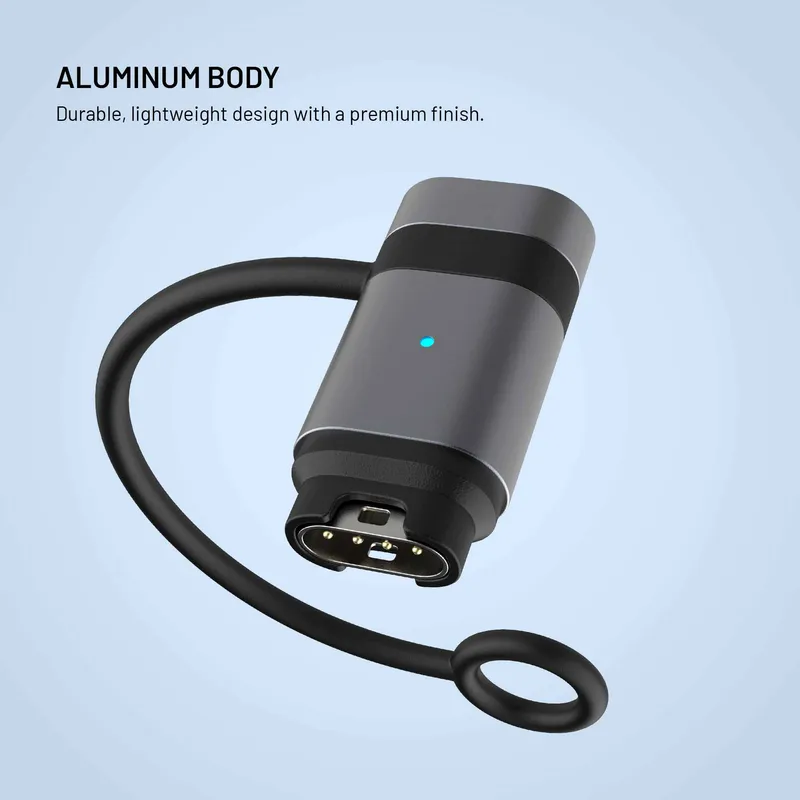 FIXED USB-C Latausadapteri Garmin älykellolle Musta - 8019207