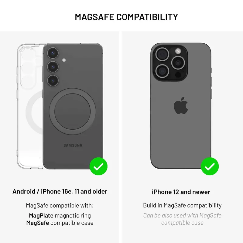 FIXED MagClick2 15W QI2 Puhelinteline ilmanvaihtoritilään - 8018846