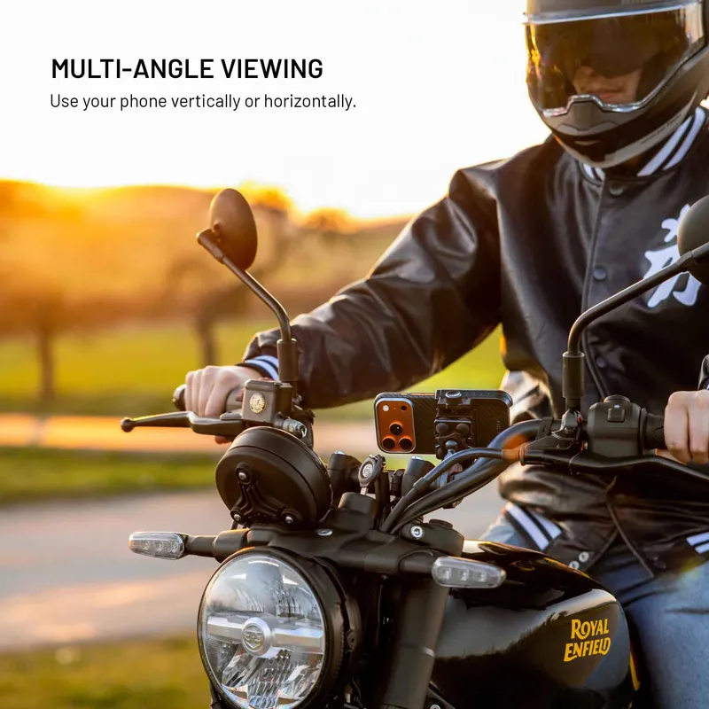 FIXED Bikee Anti-Shock Puhelimen pyöräteline Musta - 8019208