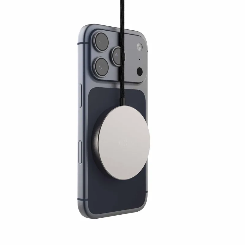 FIXED MagPad Slim Qi2.2 25 W langaton laturi, titaani - 8019268
