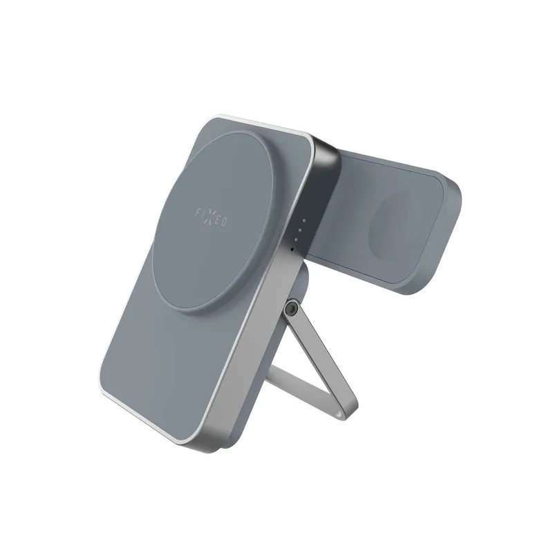 FIXED MagZen 5 Stand Qi2 20W Varavirta 5000mAh Apple Watch laturilla Harmaa - 8018895