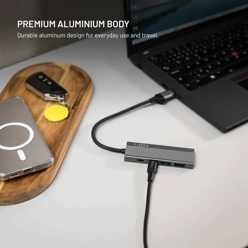 FIXED Hub Port 4in1 Multiport USB-C Hub Hopea - 8019407