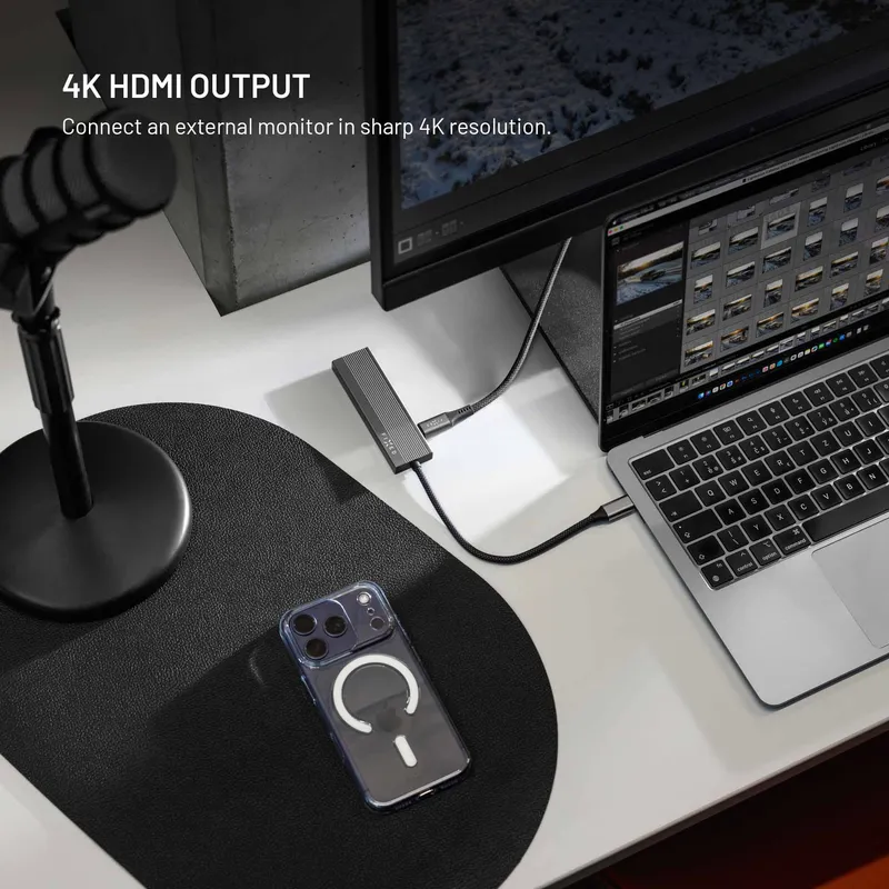 FIXED Hub Core 5in1 Multiport USB-C Hub 4K/60 Hz 100W Hopea - 8019408