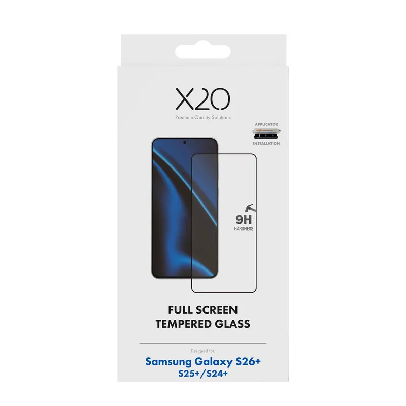 X2O Full Screen Panssarilasi Samsung Galaxy S26+/S25+/S24+ - 3410094