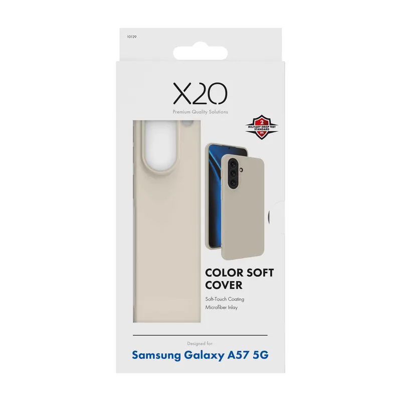 X2O Color Soft Suojakuori Samsung Galaxy A57 5G Beige - 3410129