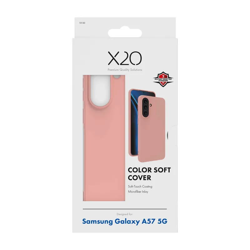 X2O Color Soft Suojakuori Samsung Galaxy A57 5G Peach - 3410130