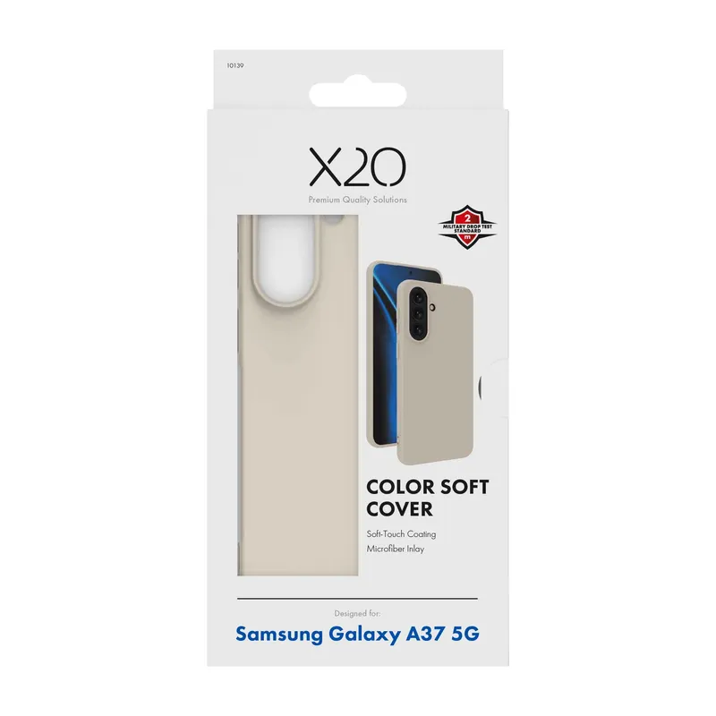 X2O Color Soft Suojakuori Samsung Galaxy A37 5G Beige - 3410139