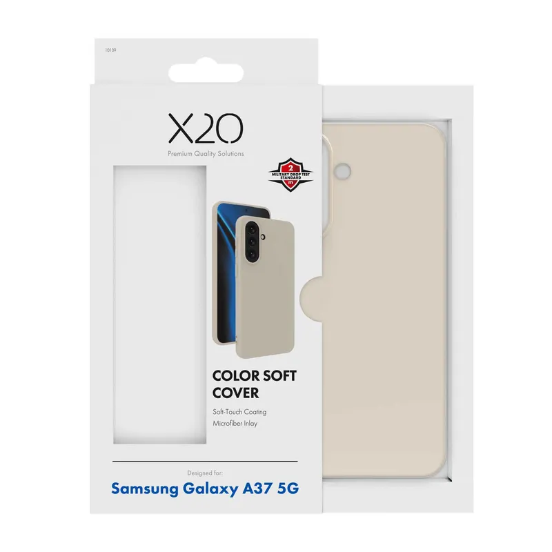 X2O Color Soft Suojakuori Samsung Galaxy A37 5G Beige - 3410139
