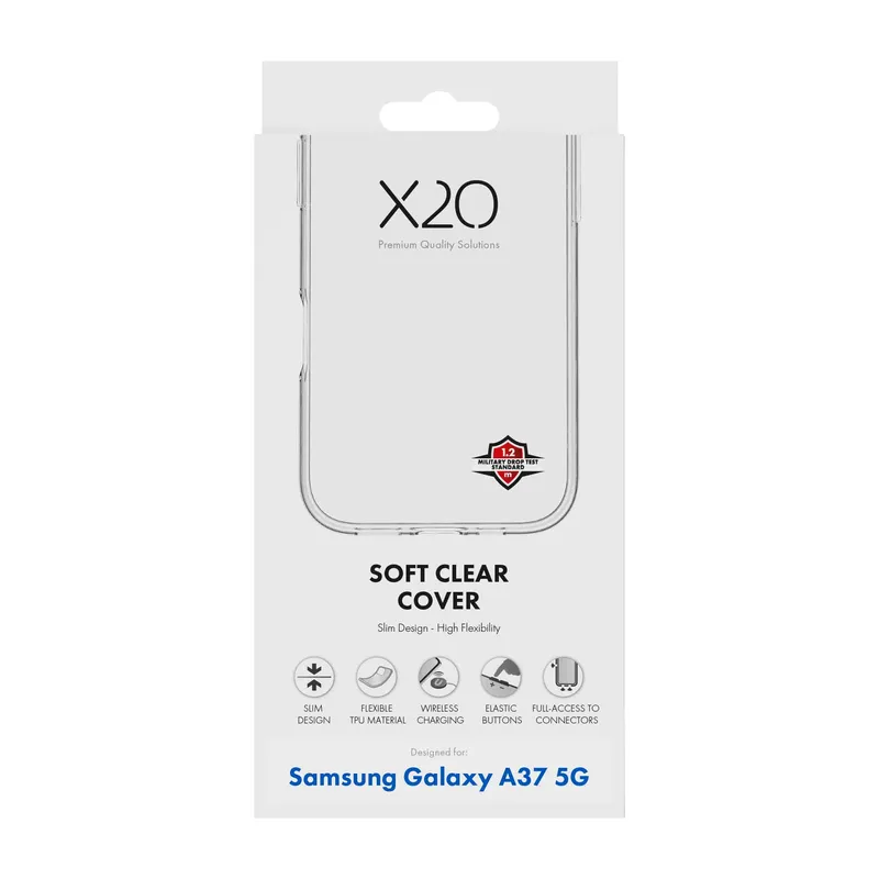 X2O Clear Soft Suojakuori Samsung Galaxy A37 5G Kirkas - 3410141